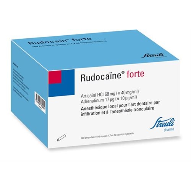 RUDOCAIN FORTE INJ RUDOCAIN FORTE INJ