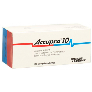 Аккупро 10 мг 100 таблеток покрытых оболочкой 