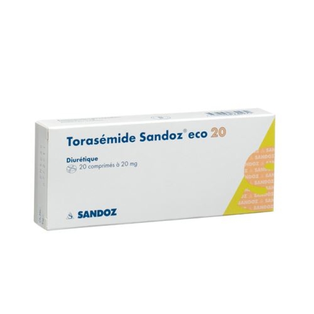 Torasemid Sandoz ECO 20 mg 100 tablets Torasemid Sandoz ECO 20 mg 100 tablets