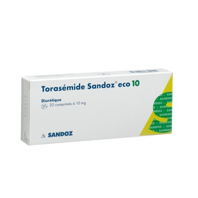 Torasemid Sandoz ECO 10 mg 100 tablets Torasemid Sandoz ECO 10 mg 100 tablets