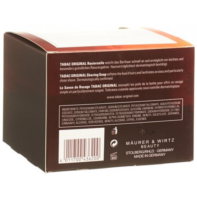 Tabac Original Rasierseife Tiegel 125г