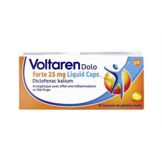 Вольтарен Доло форте 25 мг 10 жидких капсул