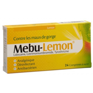 Мебу-Лимон 24 пастилки 