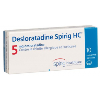 Дезлоратадин Спириг 5 мг 30 таблеток покрытых оболочкой
