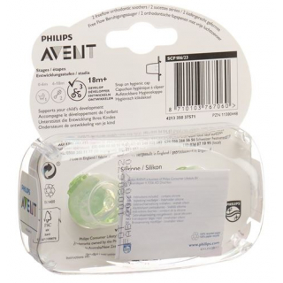 Avent Philips Beruhigungssauger Unisex 18m+ Grun