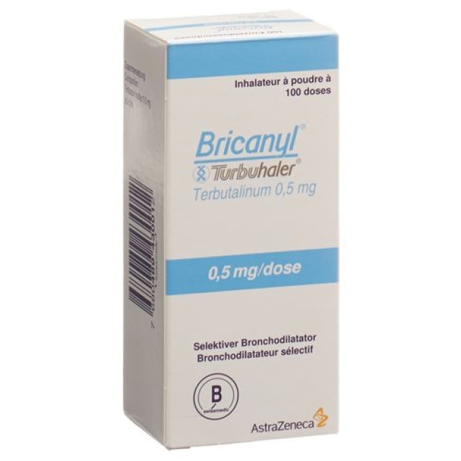 BRICANYL TURBUHALER INH 0.5MG BRICANYL TURBUHALER INH 0.5MG