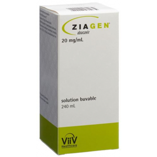 Зиаген питьевой раствор 20 мг/мл флакон 240 мл