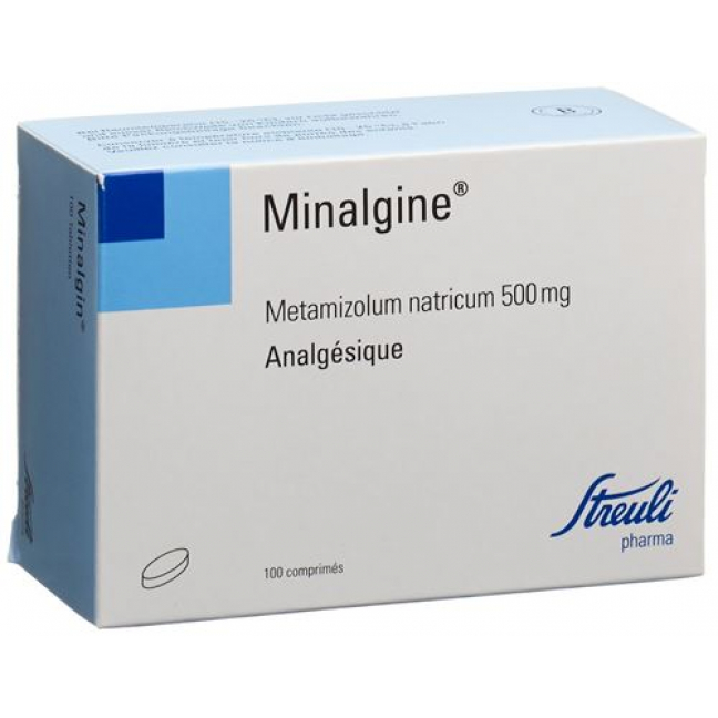 MINALGIN TABL 500 MG OVAL 100