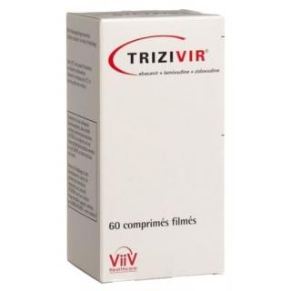 Тризивир 300 мг / 150 мг / 300 мг 60 таблеток покрытых оболочкой