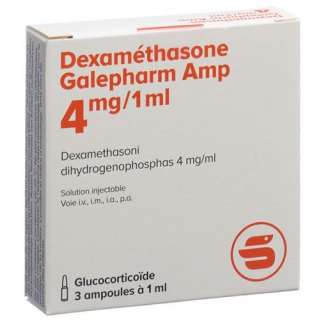 Дексаметазон Галефарм раствор для инъекций 4 мг/мл 3 ампулы по 1 мл