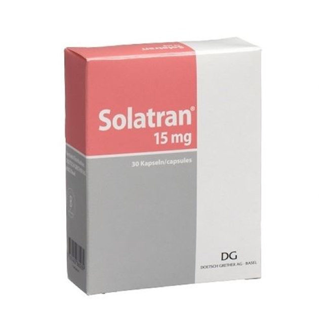 Solatran 15 mg 30 Kaps