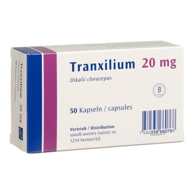 Tranxilium 20 mg 50 Kaps