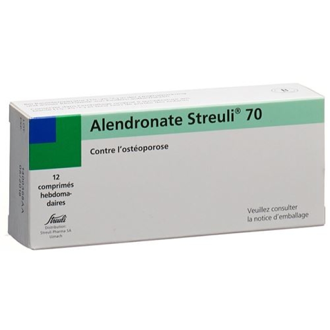 Alendronat Streuli 70 mg 12 Wochentablets Alendronat Streuli 70 mg 12 Wochentablets