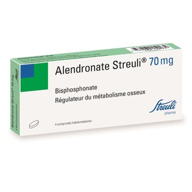 Alendronat Streuli 70 mg 4 Wochentablets Alendronat Streuli 70 mg 4 Wochentablets