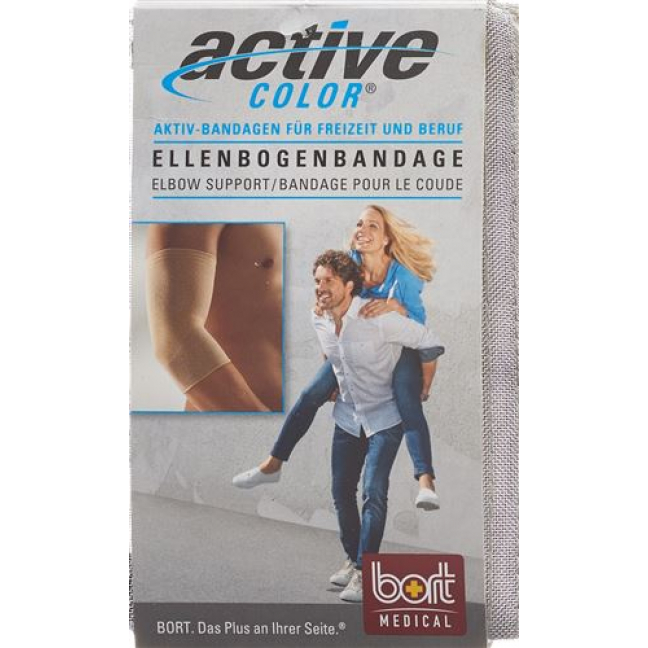 Bort Aktive Color Ellenbogenbandage размер L +28см телесный цвет