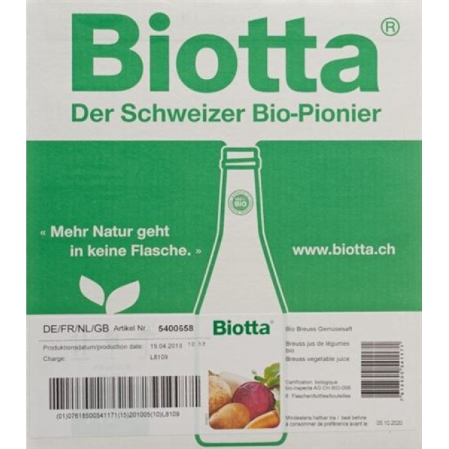 BIOTTA BREUSS BIO GEMUESE BIOTTA BREUSS BIO GEMUESE