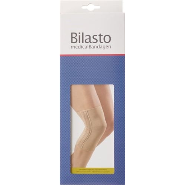 Bilasto Kniebandage mit 2 Spiralfedern размер XL Beige