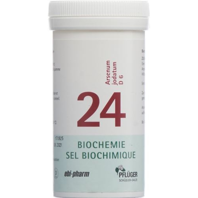 Pflueger Schussler Nr. 24 Arse Jod в таблетках, D 6 100г Pflueger Schussler Nr. 24 Arse Jod в таблетках, D 6 100г