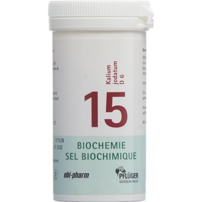 Pflueger Schussler Nr. 15 Kal Jod в таблетках, D 6 100г Pflueger Schussler Nr. 15 Kal Jod в таблетках, D 6 100г