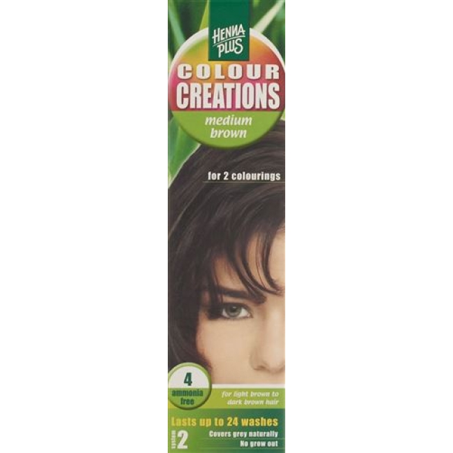 Henna Colour Creations Medium Brown 4 60мл