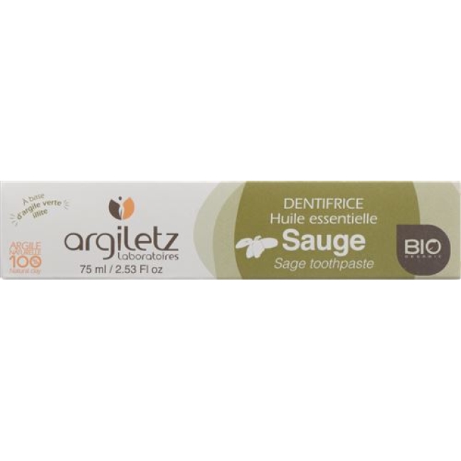 Argiletz Zahnpasta Salbei Bio 75мл