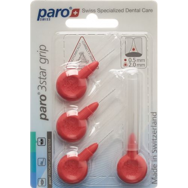 Paro 3Star-Grip 2мм Xxx-Fein Rot Zylin 4 штуки