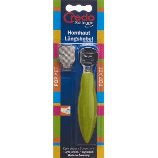 Credo Hornhaut Safety-Hobel Blau