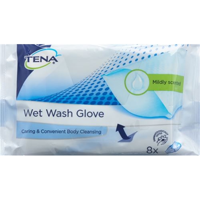 TENA WET WASH GLOVE PARFUEM TENA WET WASH GLOVE PARFUEM