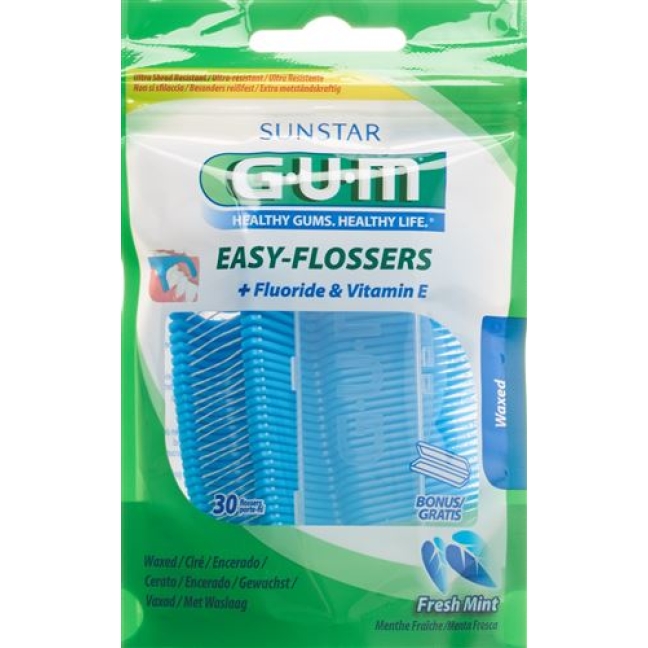 Gum Sunstar 890 Easy Flosser Zahnseide 30 штук Gum Sunstar 890 Easy Flosser Zahnseide 30 штук