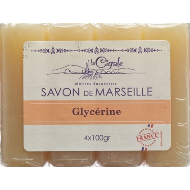 La Cigale Marseilleseife 4x 100г La Cigale Marseilleseife 4x 100г