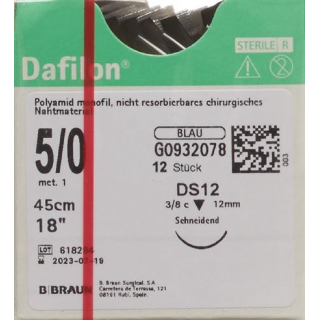 DAFILON 45CM BLAU DS 12 5-0