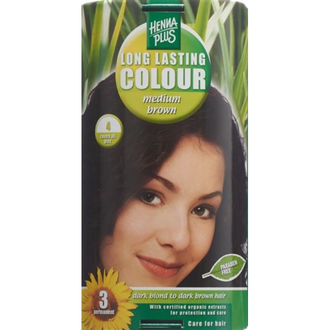 Henna Plus Long Lasting Colour Medium Brown 4