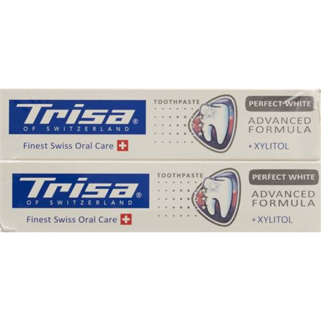 Trisa зубная паста Perfect White Duo 2x 75мл