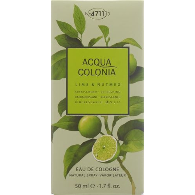 4711 ACQUA COL LIME+NUTMEG EDC 4711 ACQUA COL LIME+NUTMEG EDC