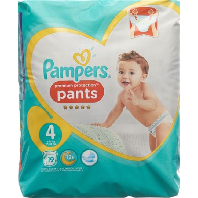 PAMPERS PREM PROT PAN 4 MAX TR