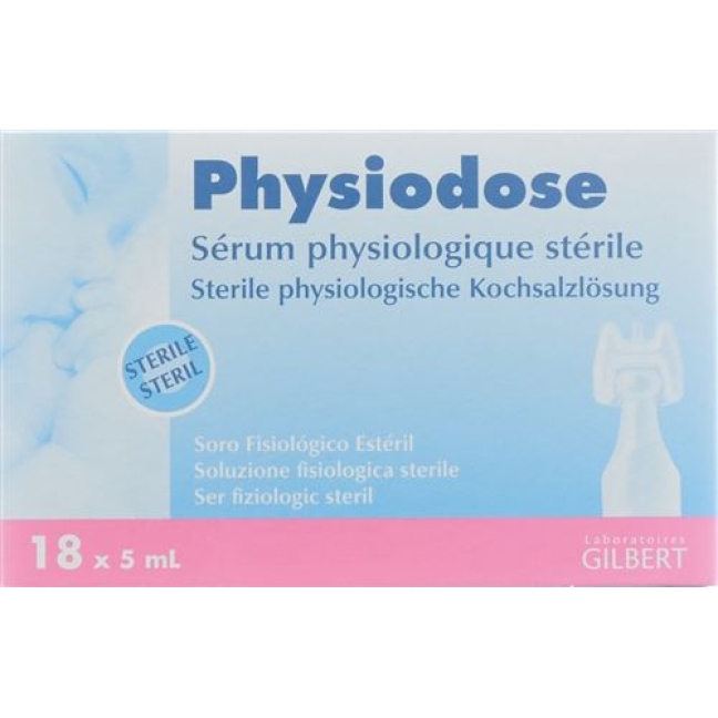 Physiodose Physiologische раствор 18x 5мл Physiodose Physiologische раствор 18x 5мл