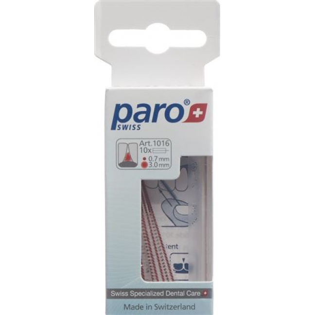 Paro Isola Long 3мм x-fein Rot zylindrisch 10 штук