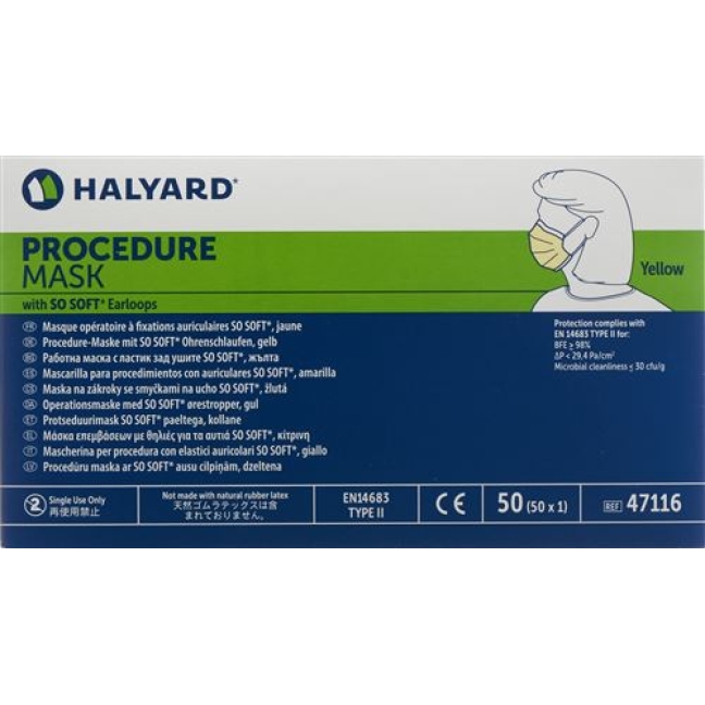 HALYARD MASK PFL PERS GELB TYP HALYARD MASK PFL PERS GELB TYP