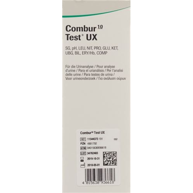 COMBUR 10 TEST UX STREIFEN COMBUR 10 TEST UX STREIFEN