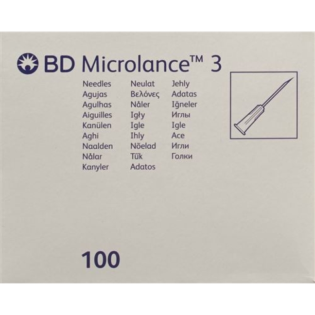 BD MICROL 3 INJ KAN 0.50X16MM