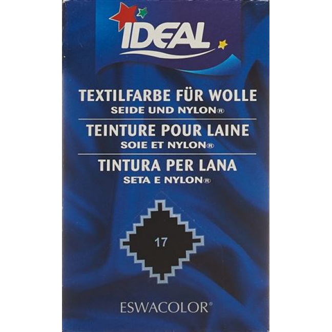 Ideal Wolle Color No17 Schwarz 30г