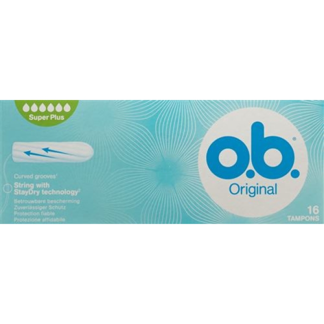 Ob Tampons Super Plus 16 штук