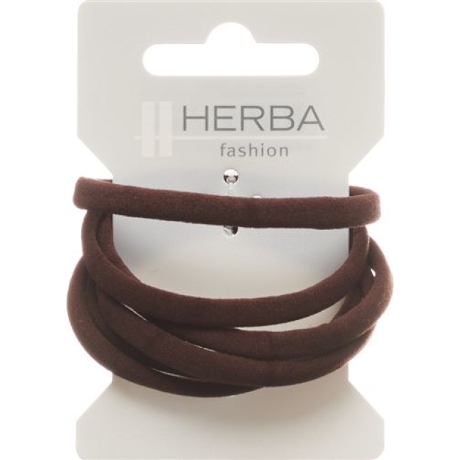 Herba Haarbinder 5.6см Braun 6 штук