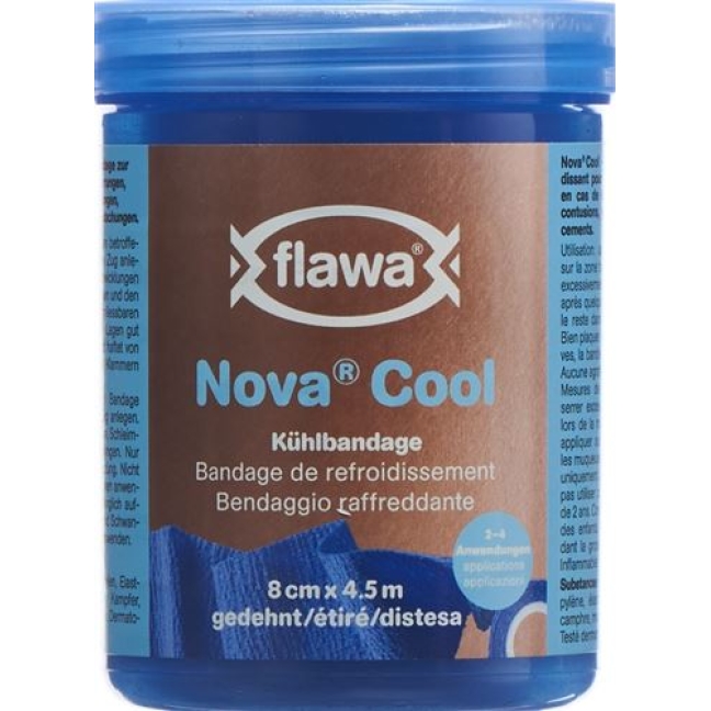 Flawa Nova Cool Kuhlbandage 8смx3m Kohasive Flawa Nova Cool Kuhlbandage 8смx3m Kohasive