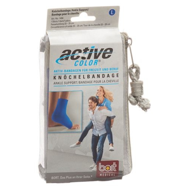 Bort Aktive Color Knochelbandage размер M -23см Blau Bort Aktive Color Knochelbandage размер M -23см Blau