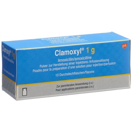 CLAMOXYL INJ LSG 1G I.M/I.V ST CLAMOXYL INJ LSG 1G I.M/I.V ST