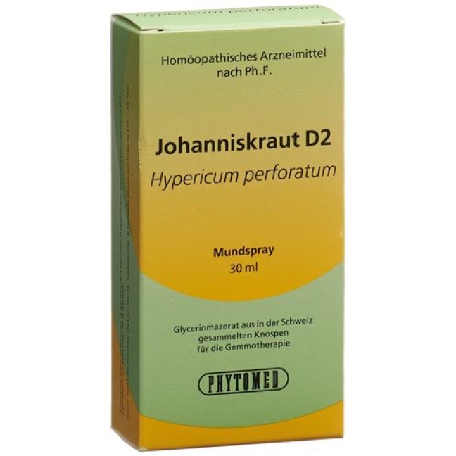 Phytomed Gemmo Johanniskraut жидкость D 2 30мл Phytomed Gemmo Johanniskraut жидкость D 2 30мл