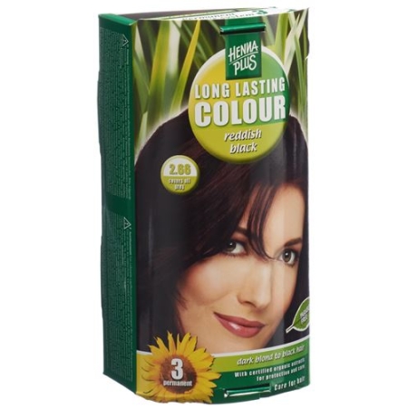 Henna Plus Long Last Colour 2.66 Reddish Black