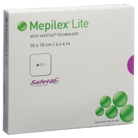 Mepilex Lite Absorptionsverb 10x10см Silik 5 штук