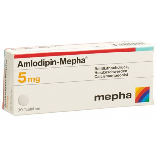 Амлодипин Мефа 5 мг 30 таблеток 
